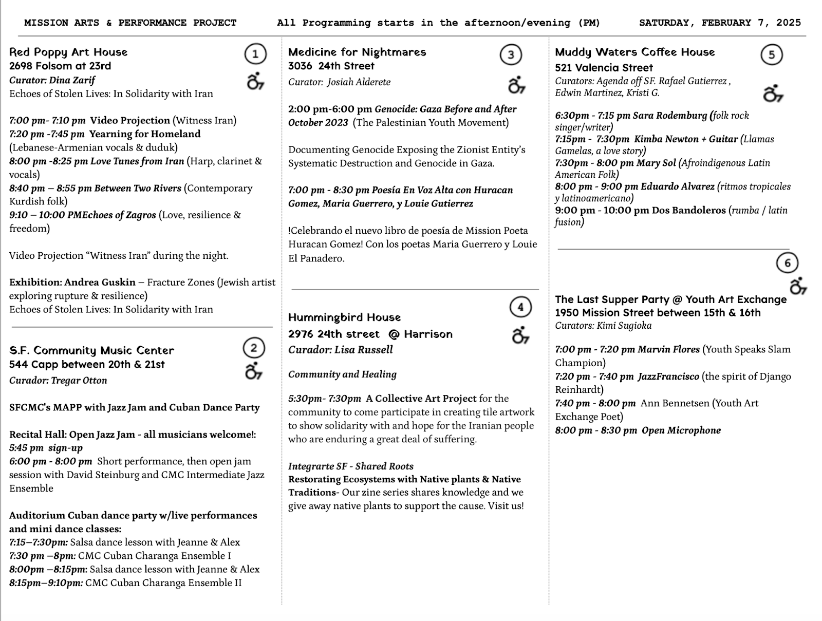 Standing with the People of Iran: Echoes of Stolen Lives 9 MAPP feb 7th page 2
